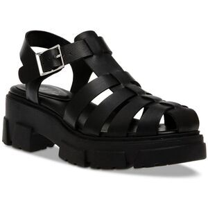 Wild Pair Black Chunky Fisherman Sandals